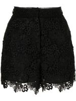 SHIATZY CHEN short à fleurs - Noir