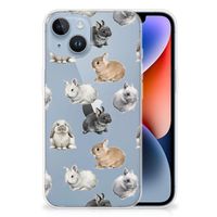 TPU Hoesje voor Apple iPhone 14 Konijntjes