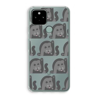 Cats: Google Pixel 5 Transparant Hoesje