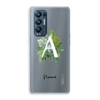 Green Brush: Oppo Find X3 Neo Transparant Hoesje