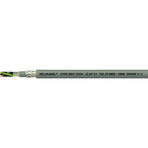 Helukabel 15949-500 Geleiderkettingkabel JZ-HF-CY 7 G 0.75 mm² Grijs 500 m