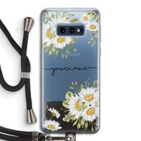 Daisies: Samsung Galaxy S10e Transparant Hoesje met koord
