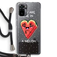 One In A Melon: Xiaomi Redmi Note 10 Pro Transparant Hoesje met koord