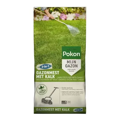 Pokon Gazonmest kalk 3-in1 / 250m2