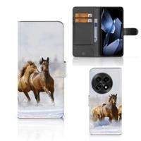 OnePlus 13 | Telefoonhoesje | Met pasjeshouder | Paarden