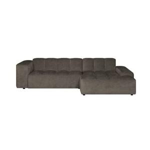 by fonQ Mumble Hoekbank met Chaise Longue Rechts - Chenille - Taupe