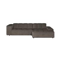 by fonQ Mumble Hoekbank met Chaise Longue Rechts - Chenille - Taupe by fonQ Mumble Hoekbank met Chaise Longue Rechts - Chenille - Taupe