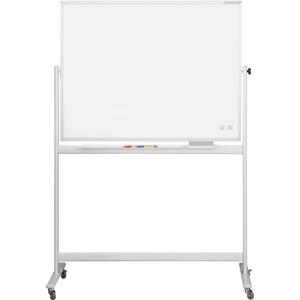 Magnetoplan Whiteboard CC Mobil (b x h) 2000 mm x 1000 mm Wit Geëmailleerd Aan beide zijden te gebruiken, Incl. opbergbakje