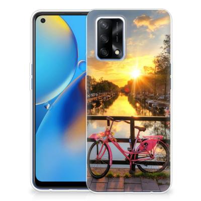 OPPO A74 4G | Silliconen Back Cover | Amsterdamse Grachten