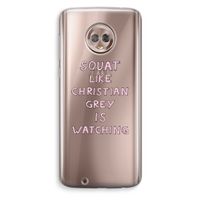 Christian Grey: Motorola Moto G6 Transparant Hoesje