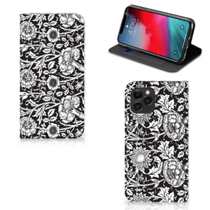 Apple iPhone 11 Pro Smart Cover Black Flowers