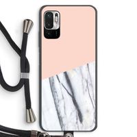 A touch of peach: Xiaomi Redmi Note 10 5G Transparant Hoesje met koord A touch of peach: Xiaomi Redmi Note 10 5G Transparant Hoesje met koord