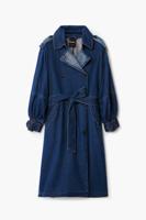 Denim trenchcoat - BLUE - XL Denim trenchcoat - BLUE - XL