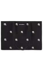 Karl Lagerfeld petit sac cabas Ikonik - Noir - thumbnail