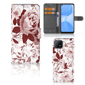 Hoesje OPPO A73 5G Watercolor Flowers