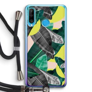 Fantasie jungle: Huawei P30 Lite Transparant Hoesje met koord