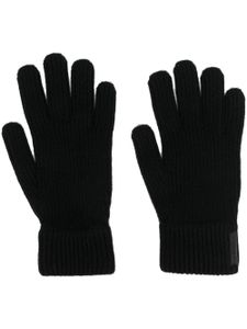 Giorgio Armani gants en cachemire - Noir