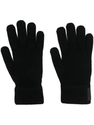 Giorgio Armani gants en cachemire - Noir