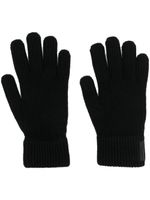 Giorgio Armani gants en cachemire - Noir