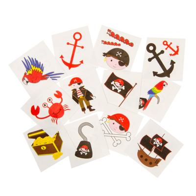 LG-Imports Tattoos piraat, 12st.