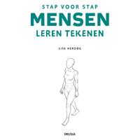 Deltas Stap voor stap mensen leren tekenen hobbyboek