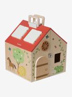 Boerderij met houten benodigdheden / toebehoren FSC®-hout rood Boerderij met houten benodigdheden / toebehoren FSC®-hout rood