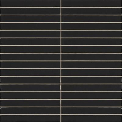 Pencil Kromo Black mozaiektegel 35x35