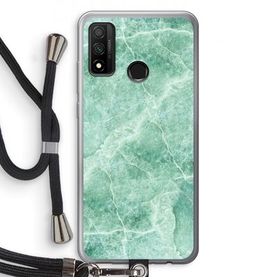 Groen marmer: Huawei P Smart (2020) Transparant Hoesje met koord