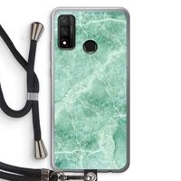 Groen marmer: Huawei P Smart (2020) Transparant Hoesje met koord
