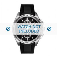 Horlogeband Tissot T024417A / T610028918 Rubber Zwart 22mm