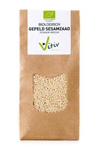 Vitiv Sesamzaad wit gepeld bio