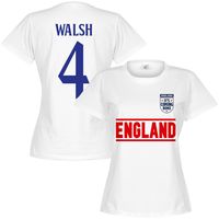 Engeland Walsh 4 Dames Team T-Shirt - thumbnail