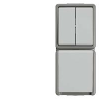 Siemens 5TA4815 Serieschakelaar Delta Grijs Schakelmateriaal 1 stuk(s)