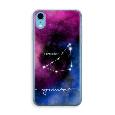 Sterrenbeeld - Donker: iPhone XR Transparant Hoesje