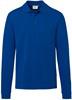 Hakro 809 Long-sleeved pocket polo shirt Top - Royal Blue - XL