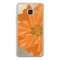 Orange Ellila flower: Samsung Galaxy A3 (2016) Transparant Hoesje