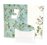 Briefpapier met enveloppen: Mirror Room, Oude Kerk Amsterdam