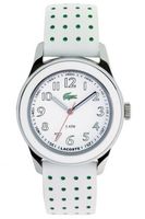 Horlogeband Lacoste 2000485 / LC-11-3-18-0132 Leder Wit 20mm