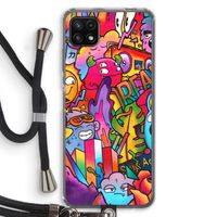 Dreams: Samsung Galaxy A22 5G Transparant Hoesje met koord