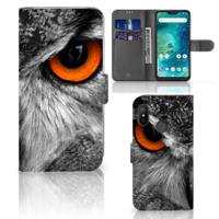 Xiaomi Mi A2 Lite | Telefoonhoesje | Met pasjeshouder | Uil