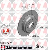 Remschijf Coat Z 280317420