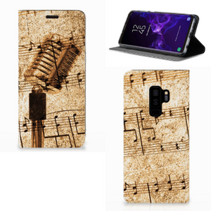 Samsung Galaxy S9 Plus Stand Case Bladmuziek