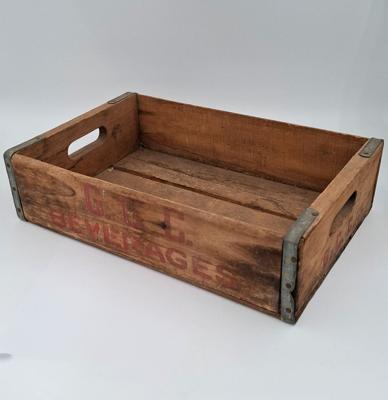 G.C.C. Beverages Vintage Houten Krat - Origineel G.C.C. Beverages Vintage Houten Krat - Origineel