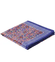Boeren zakdoek Paisley paars 55 x 55 cm