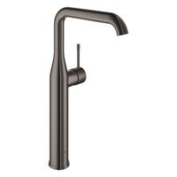 Grohe Essence New wastafelkraan XL-size met hoge draaibare uitloop gladde body cartouche hard graphite