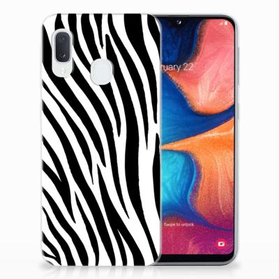 Samsung Galaxy A20e | TPU Hoesje | Zebra