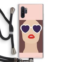 Red lips: Samsung Galaxy Note 10 Plus Transparant Hoesje met koord