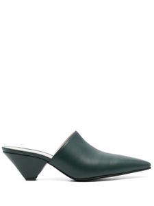 Fabiana Filippi mules 50 mm en cuir - Vert