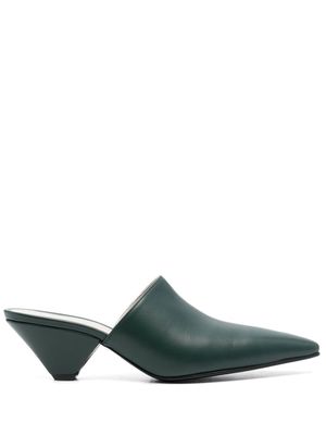 Fabiana Filippi mules 50 mm en cuir - Vert