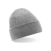 Heren/Dames Beanie Thinsulate Wintermuts 100% acryl wol Lichtgrijs - thumbnail